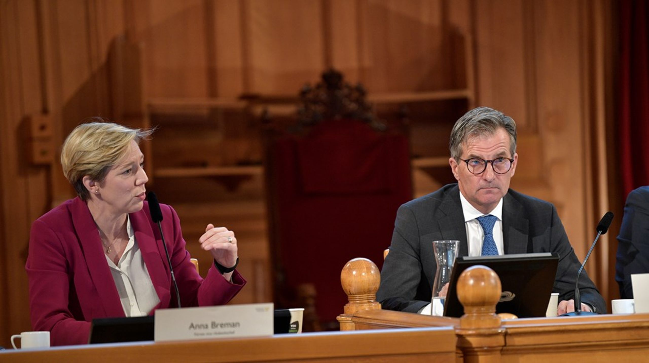 Riksbankens direktion, med bland andra förste vice riksbankschef Anna Breman och riksbankschef Erik Thedéen, frågades ut av finansutskottet under tisdagen.&nbsp;