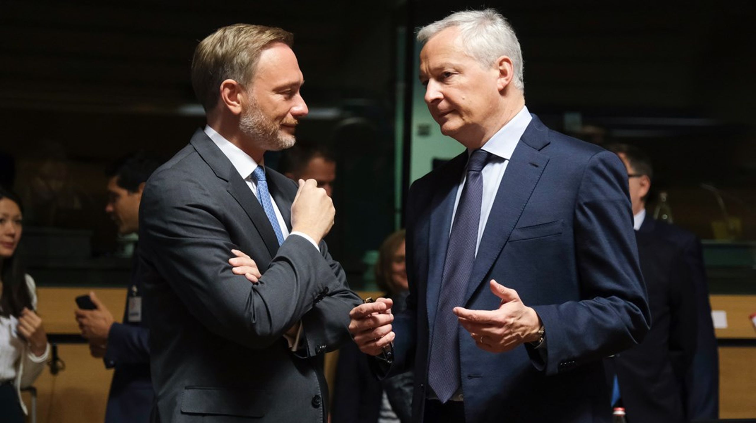 Tysklands finansminister Christian Lindner och Frankrikes Bruno Le Maire rapporteras ha spenderat åtskillig tid på att försöka nå enighet om EU:s nya finanspolitiska regelverk. Mycket hänger på att deras två länder lyckas komma överens.