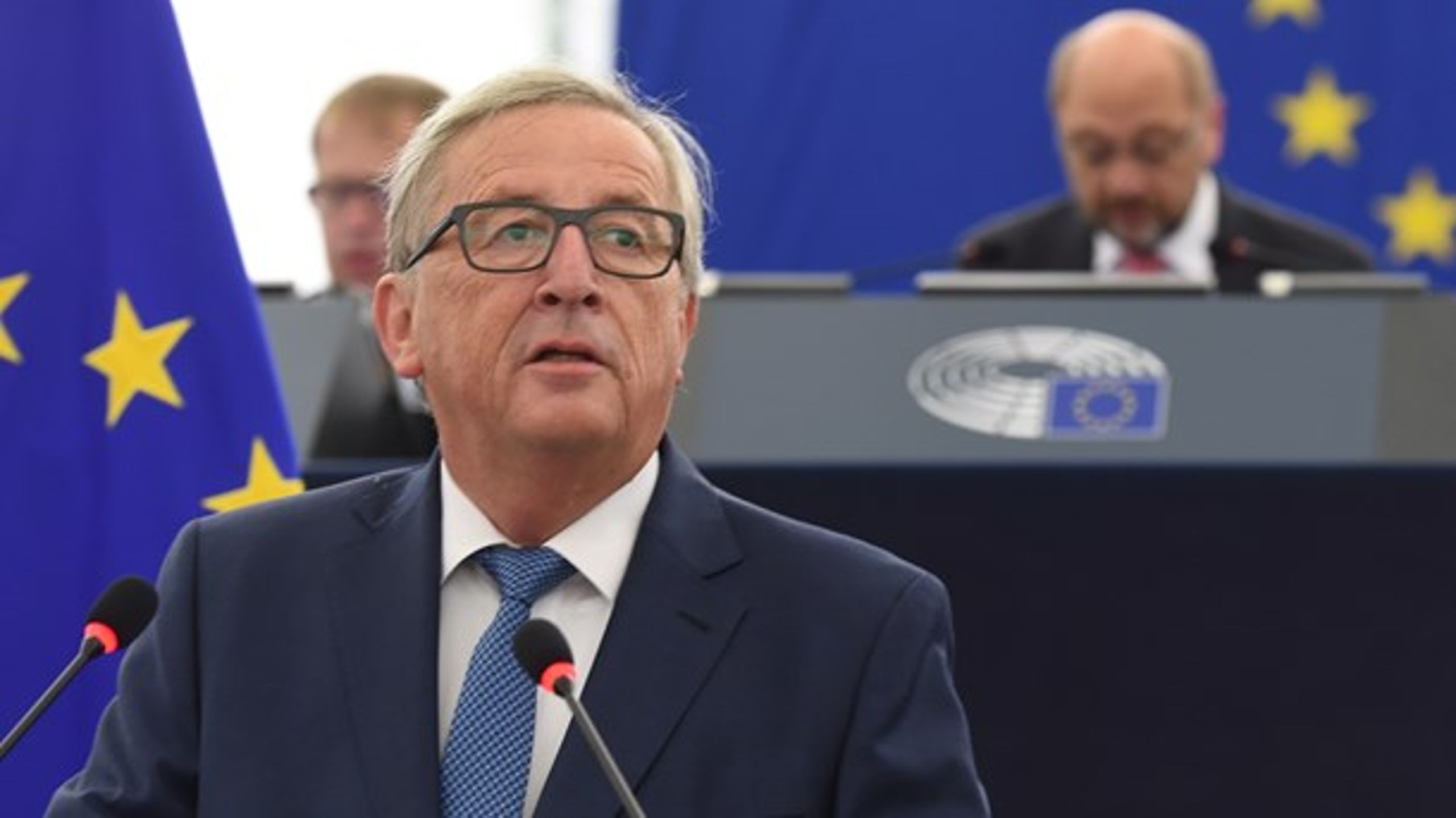 EU-kommissionens ordförande Jean-Claude Juncker höll det årliga&nbsp;”State of the Union”-talet i Europaparlamentet i Strasbourg på onsdagen.