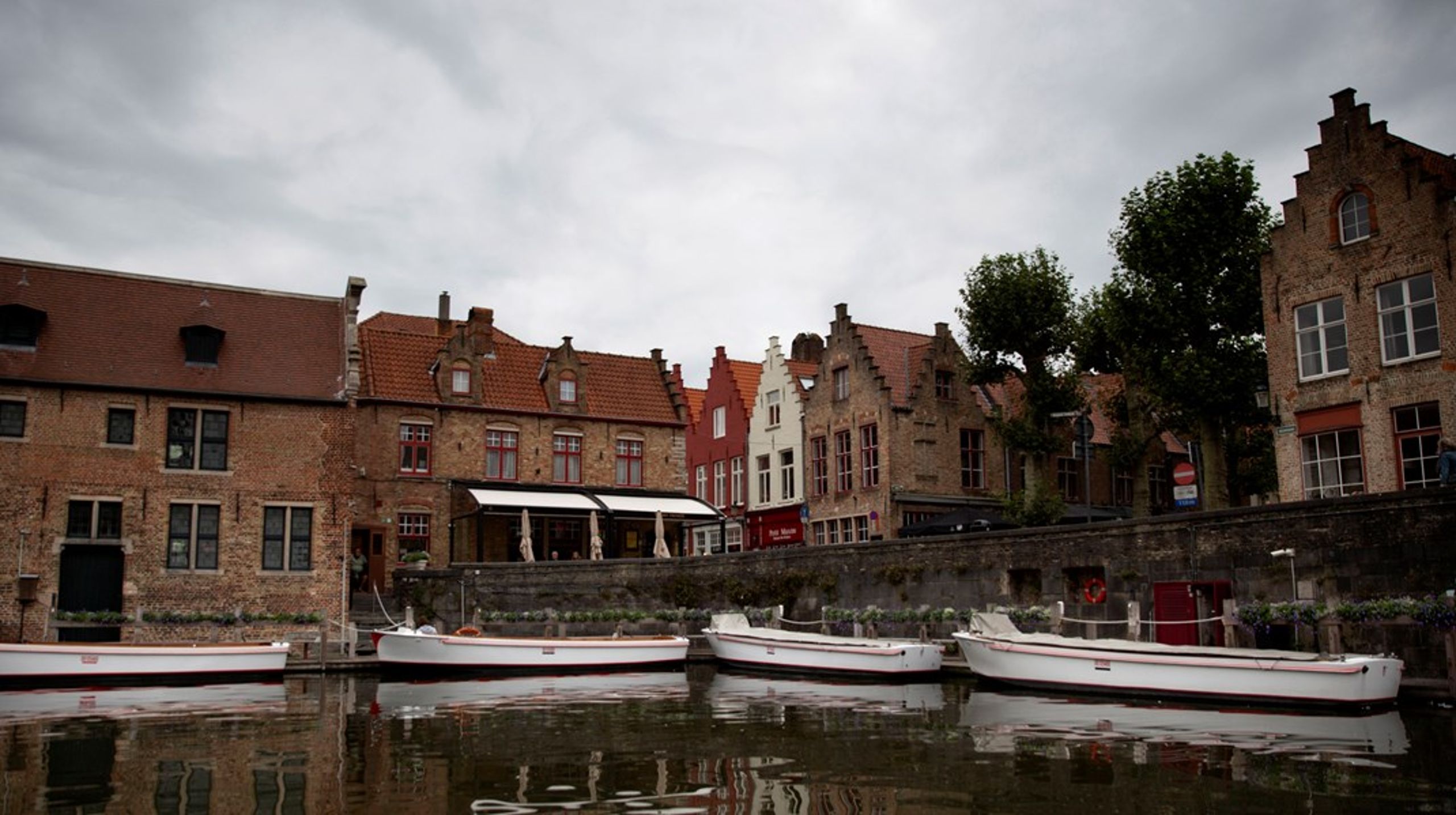 The College of Europe ligger i Bruges, men inte på platsen som bilden föreställer.&nbsp;