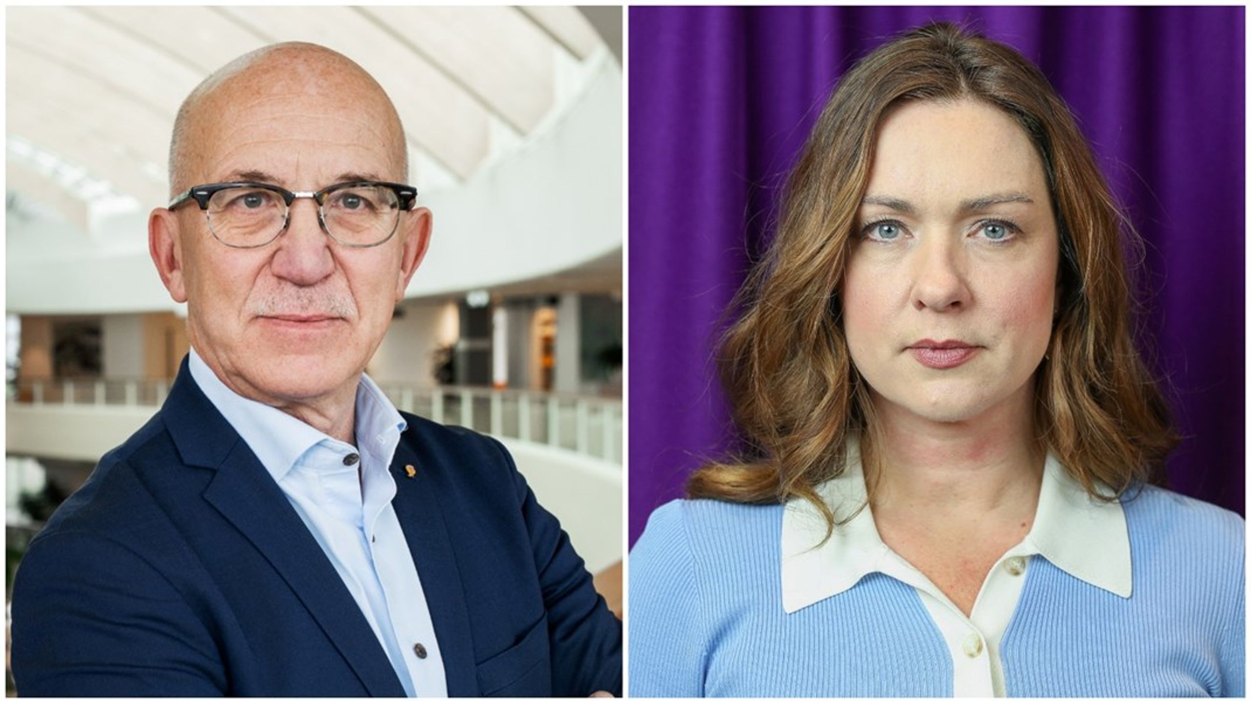 SKR:s ordförande Anders Henriksson (S) välkomnar pengarna, medan Visions ordförande Veronica Magnusson tycker att regeringen tänker fel.