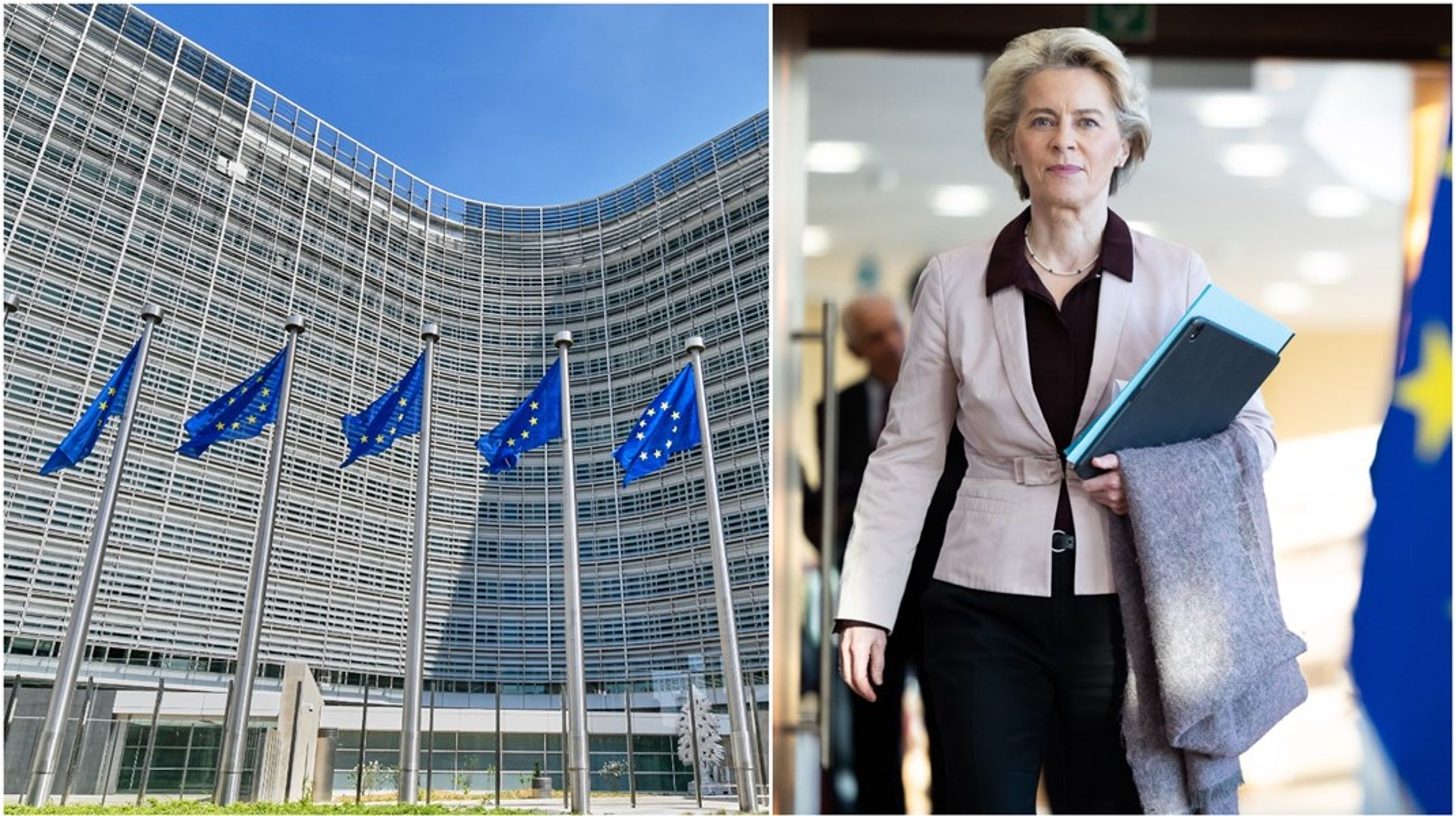 EU-kommissionen under ledning av Ursula Von der Leyen har mycket eller ganska stort förtroende bland 33 procent av svenskarna.&nbsp;