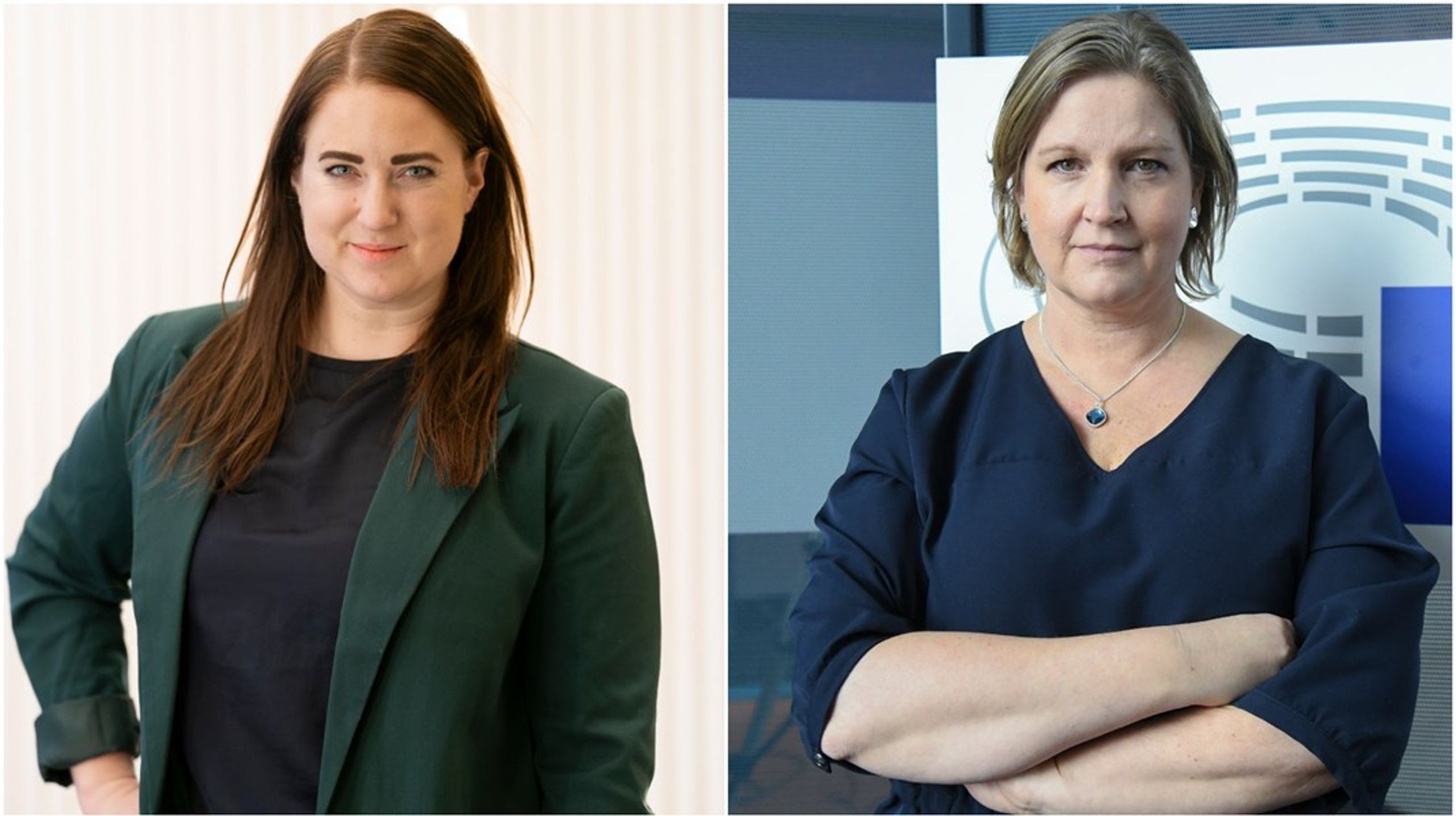 EU-parlamentarikerna Emma Wiesner (C) och Karin Karlsbro (L) är de mest okända av partiernas toppkandidater inför EU-valet enligt en ny mätning.<br>