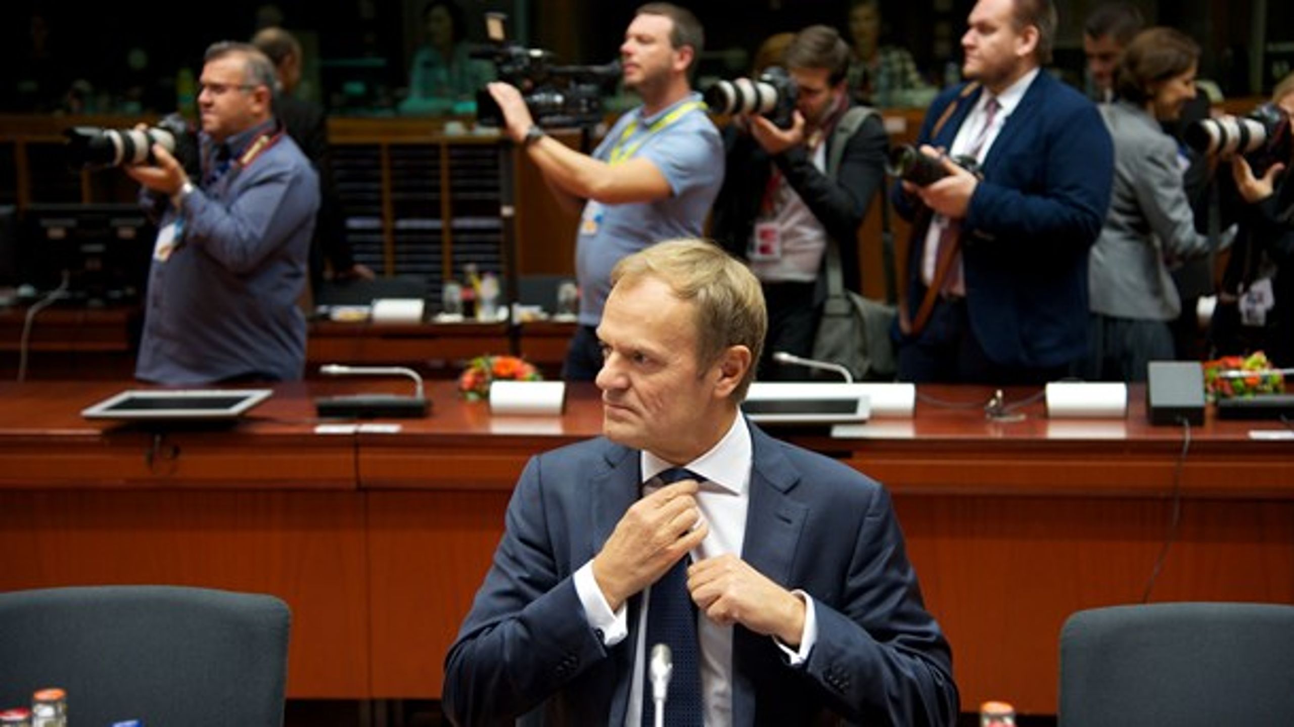 Ordföranden för Europeiska rådet, Donald
Tusk, lade inte fingrarna emellan då han under toppmötet i Bryssel beskrev
förhållandet mellan EU och Ryssland.