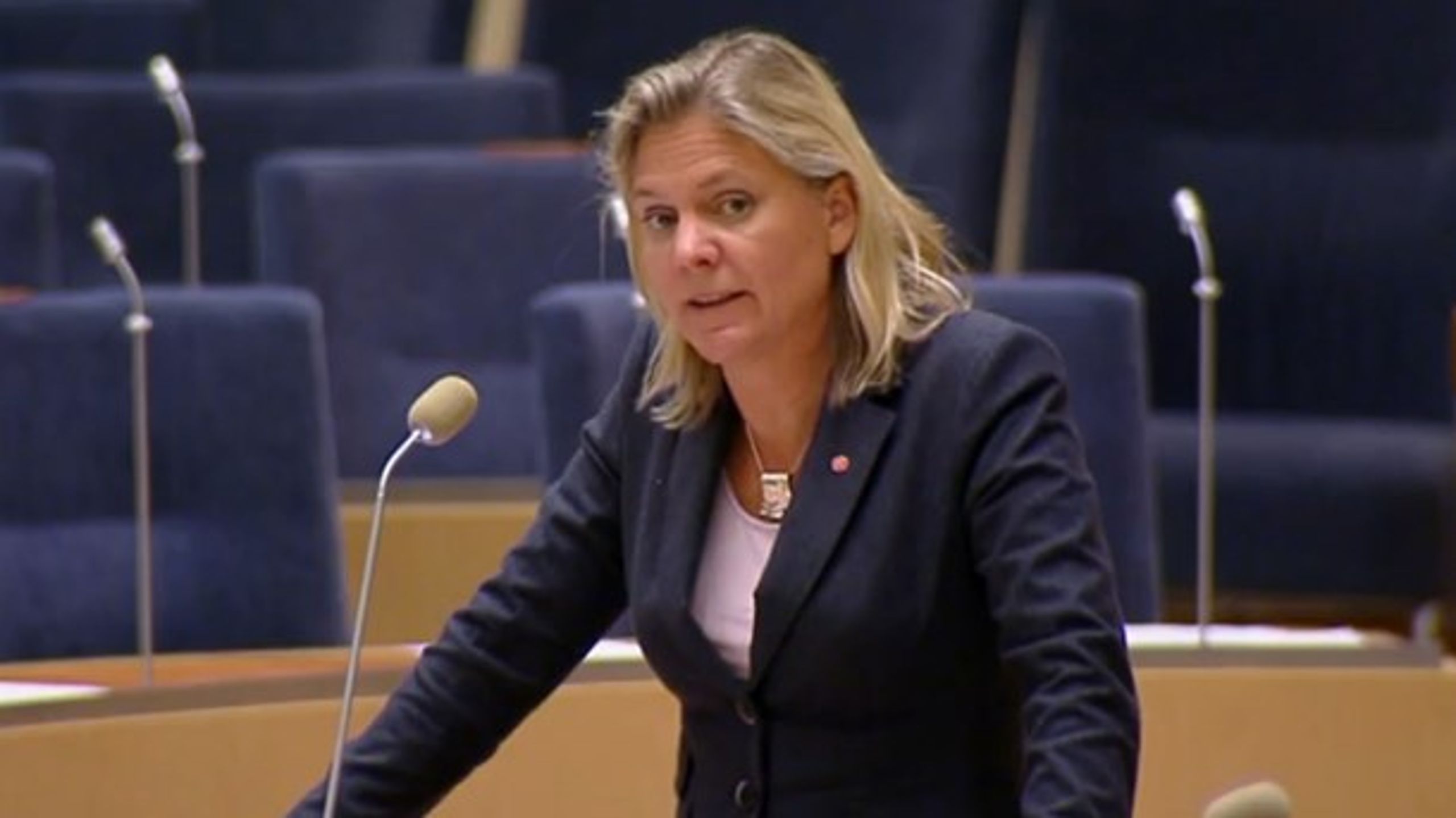 Magdalena Andersson (S), finansminister.