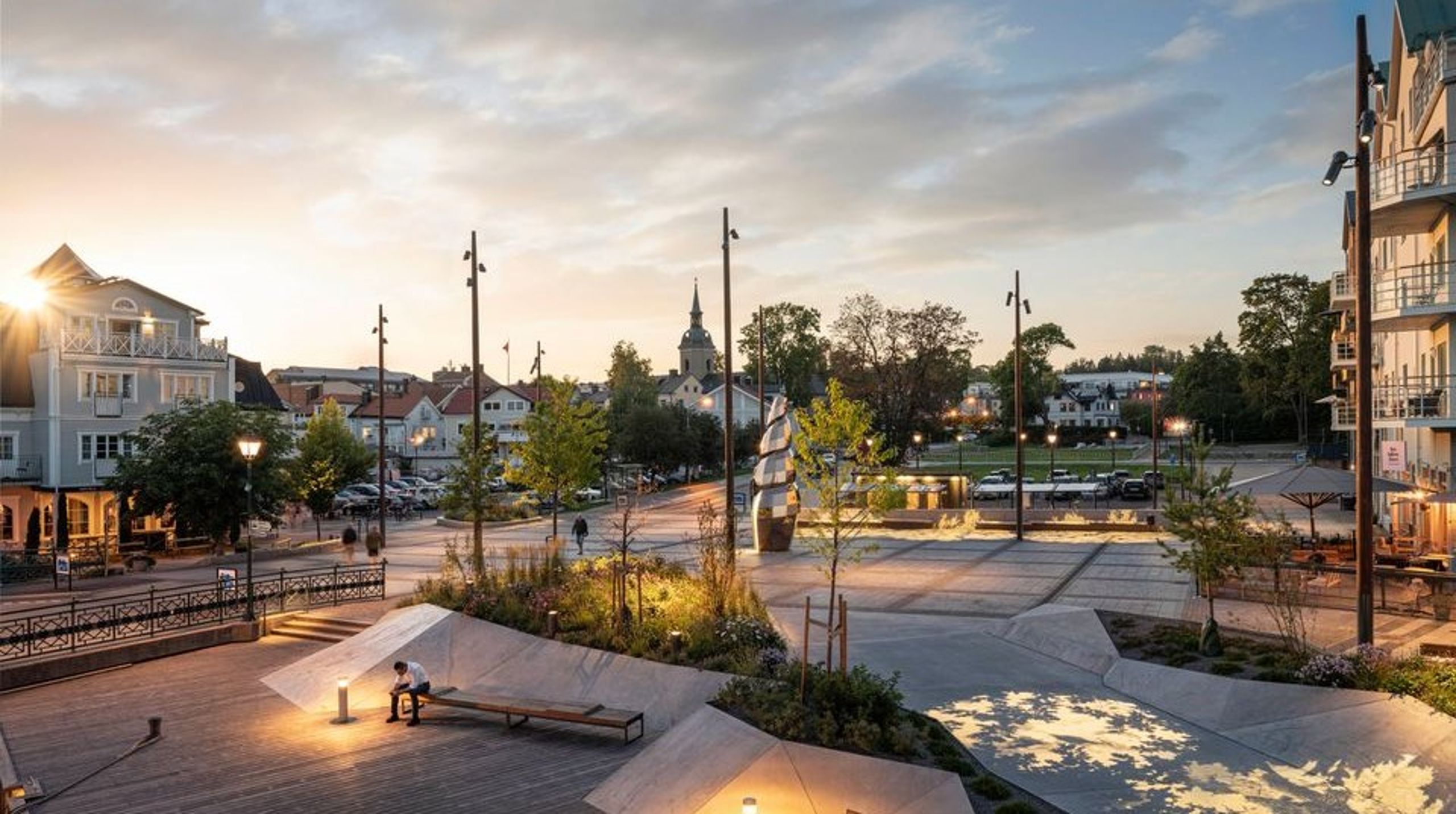Ansvariga arkitekter för projektet är Lina Dahlström, Per Andersson, Åsa von Malortie och Niklas Bosrup på Sydväst arkitektur och landskap.