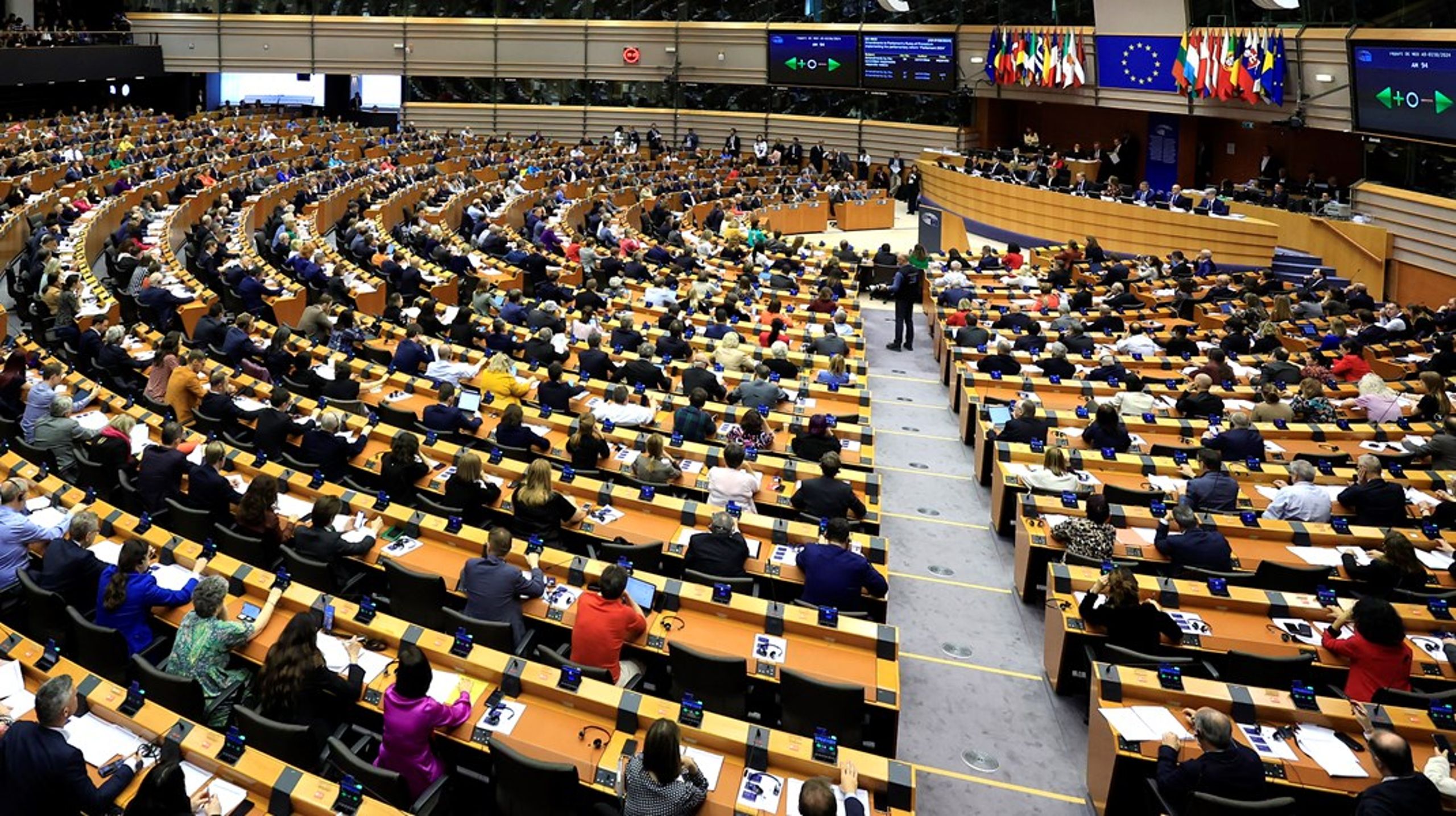 Europaparlamentet röstar om EU:s migrationspakt.