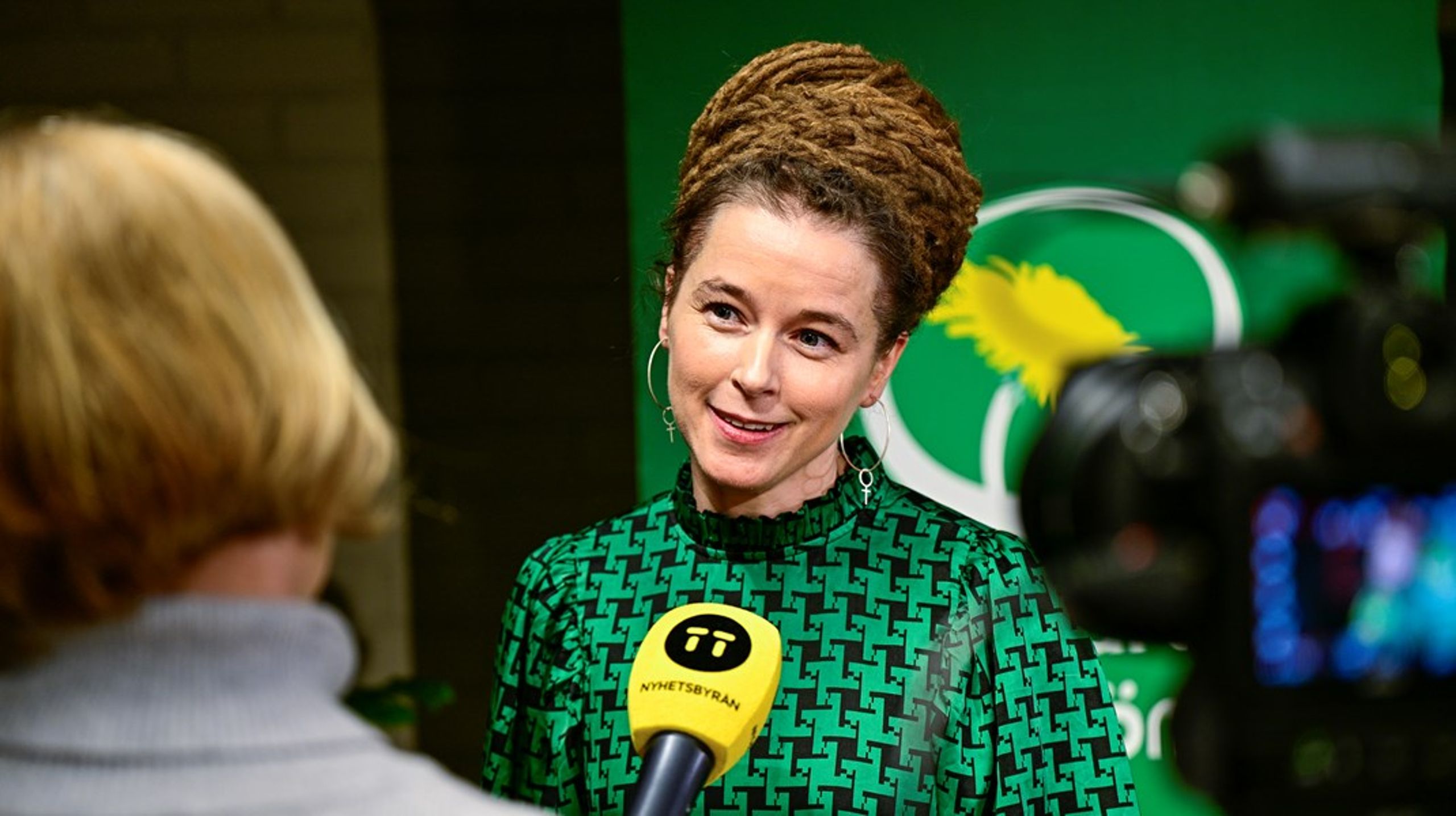 Tidigare kulturminister Amanda Lind bildar nytt språkrörspar med Daniel Helldén. (Arkivbild)
