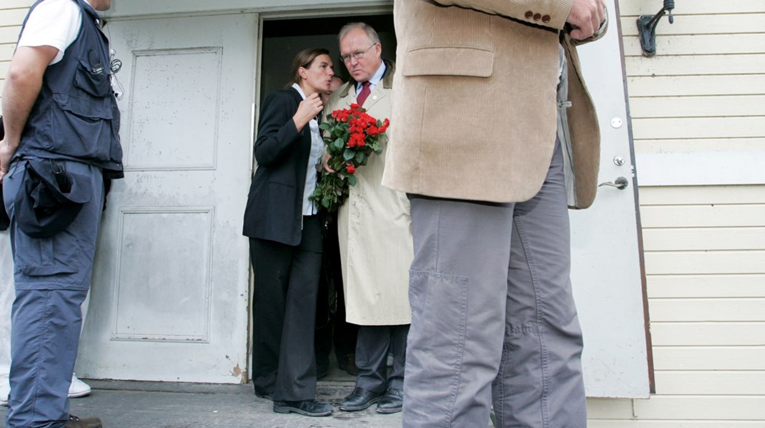 Anna Helsén var presschef hos dåvarande statsminister Göran Persson (S). Här en bild strax innan valförlusten 2006.