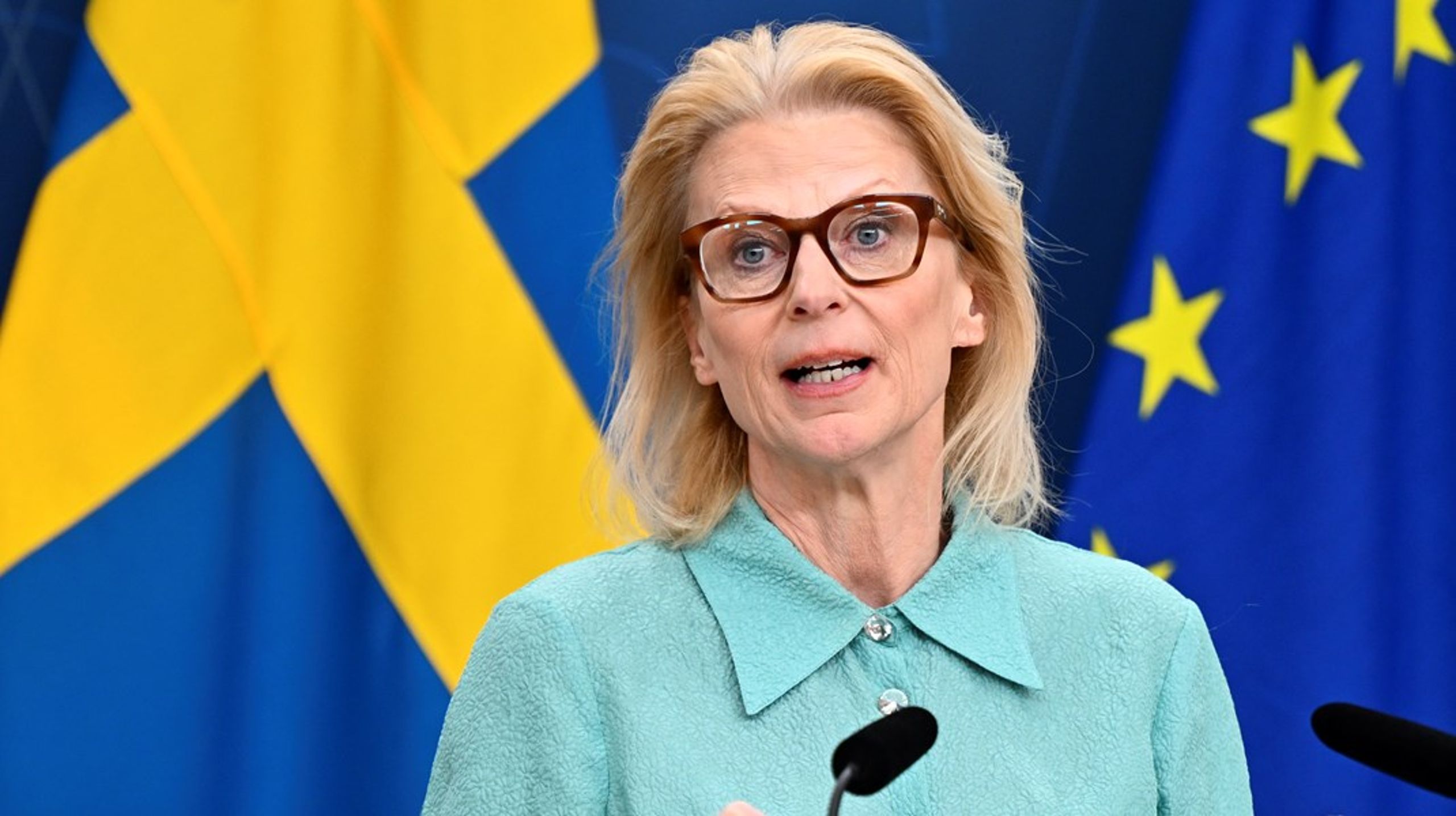 Finansminister Elisabeth Svantesson säger att regeringen kommer återkomma med åtgärder för hur utsläppen ska minska.