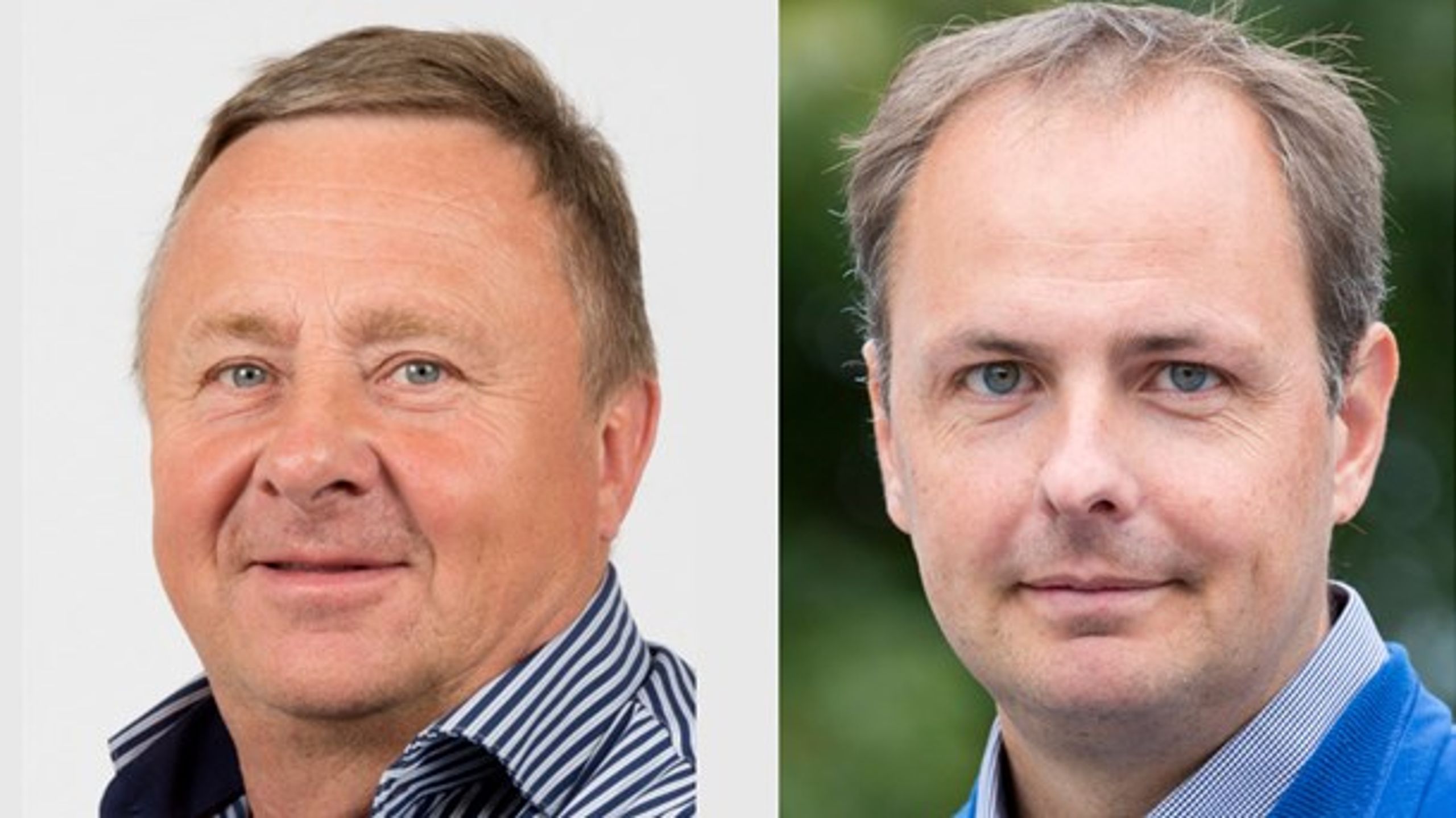 Norra skogsägarnas ordförande Torgny Hardselius och medlemschef Jonas Eriksson.