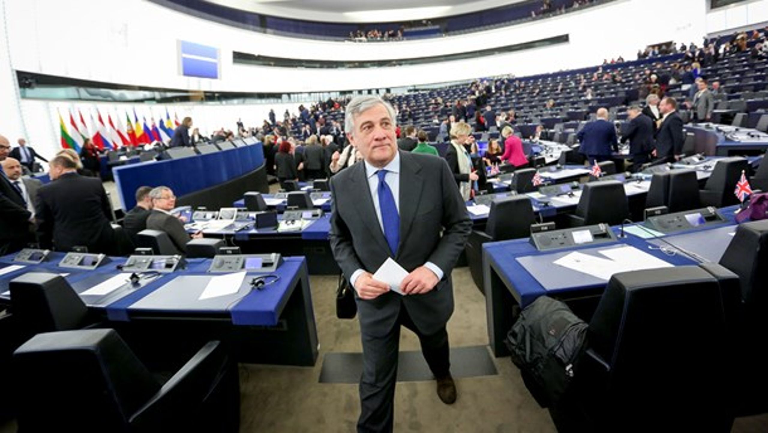 Antonio Tajani är ny talman i EU-parlamentet