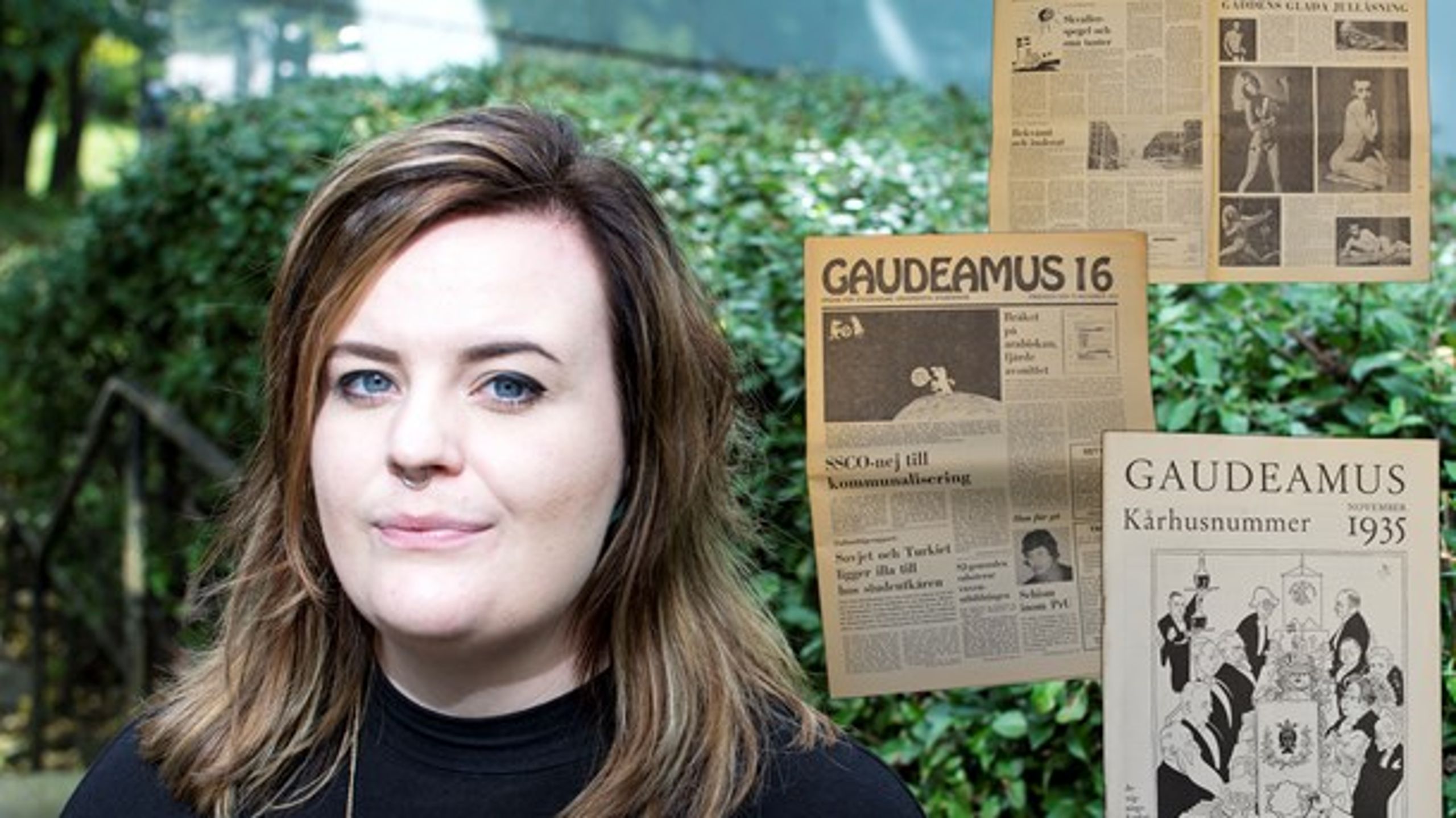 Cornelia Thomasson vikarierande chefredaktör och ansvarig utgivare för tidningen&nbsp;Gaudeamus&nbsp;