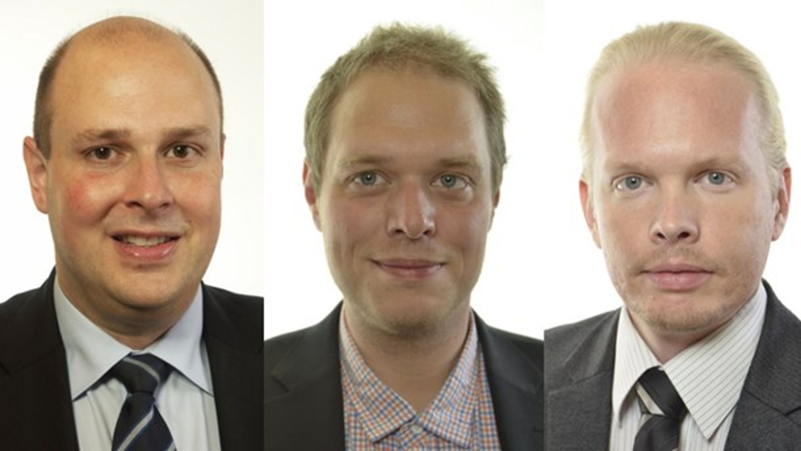 Patrick Reslow, Jonas Millard och Fredrik Eriksson, Sverigedemokraterna