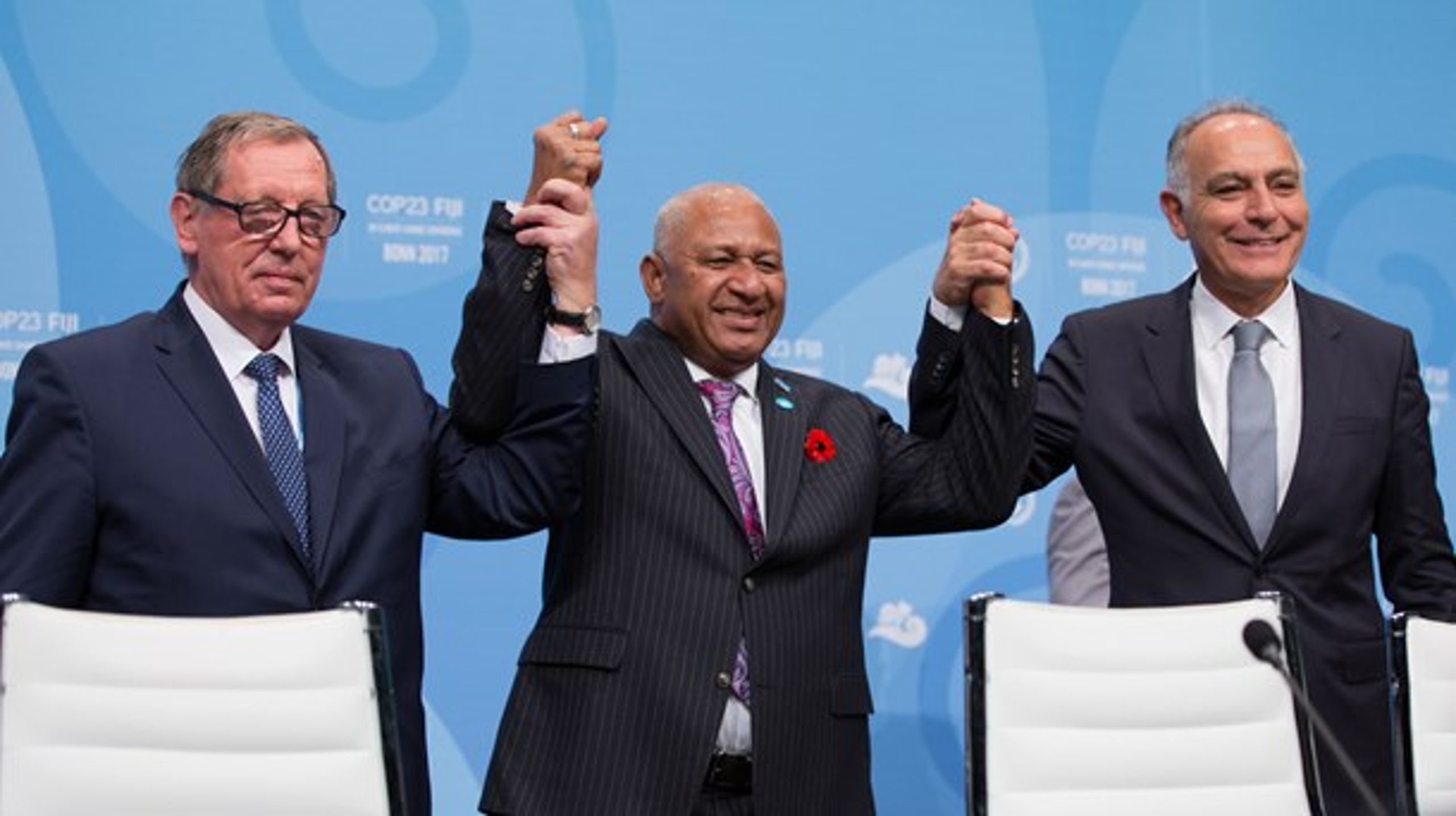 Polens Jan Szyszkos roll som ledare ifrågasätts inför nästa klimatmöte, som de ska leda tillsammans med&nbsp;Fijis Frank Bainimarama och Marockos Salaheddine Mezouar.