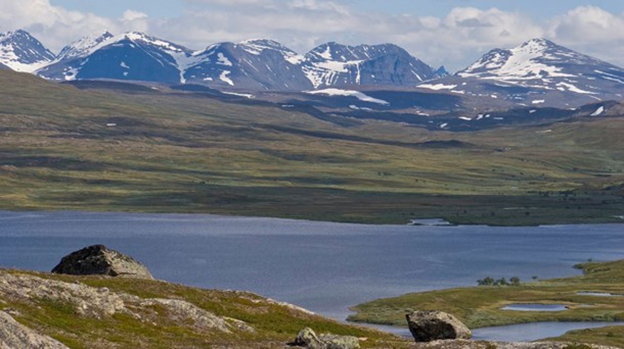 Padjelanta nationalpark ingår i världsarvet Laponia.