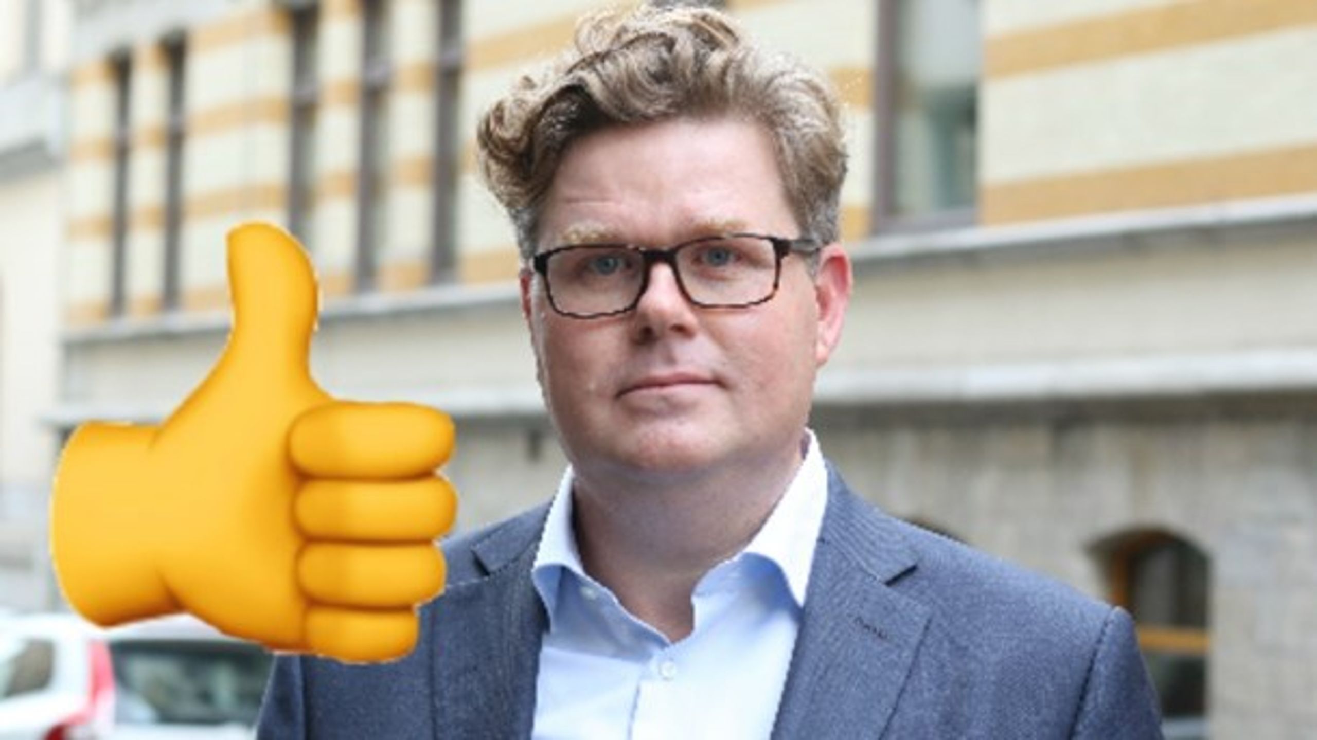 Partisekreterare Gunnar Strömmer ser inga problem med extra support till KD.