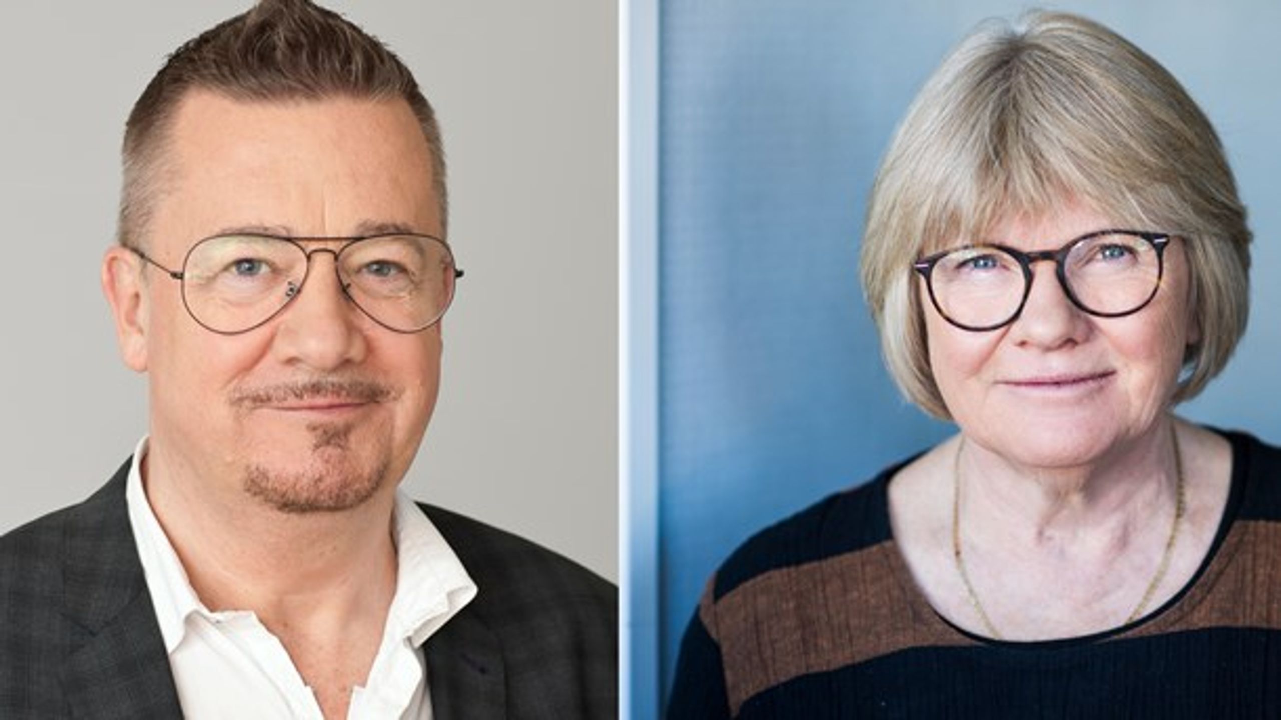 Örjan Brinkman, ordförande Sveriges konsumenter och Elisabeth Wallenius, ordförande Funktionsrätt Sverige