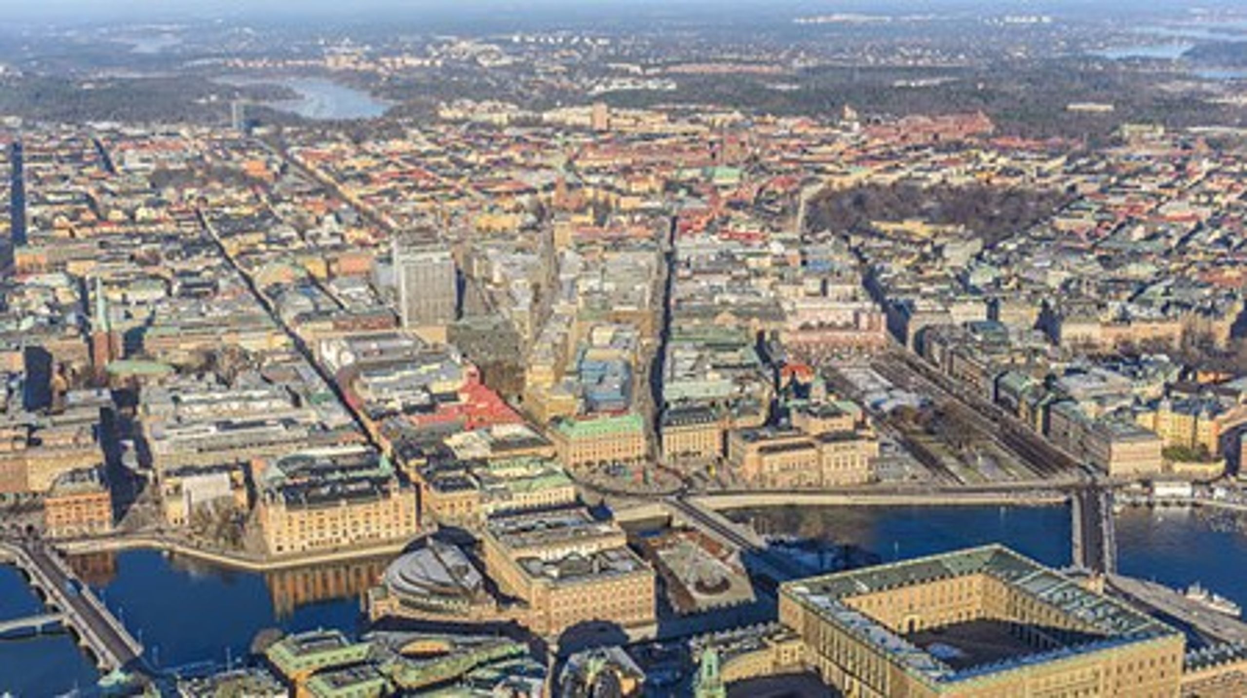 Lokalhyran tar en stor del av förvaltningsanslagen för myndigheter i centrala Stockholm.