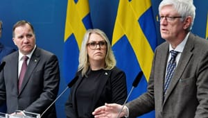 Pressträff med Stefan Löfven, Lena Hallengren och gd Johan Carlson