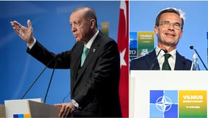 Erdogan lämnar Sveriges Natoansökan till parlamentet