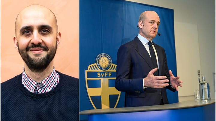 Fotbollens föreningar besvikna på Reinfeldts uttalande