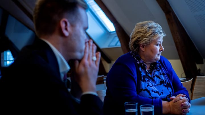 Erna Solberg i tårar efter norska jävskandalen
