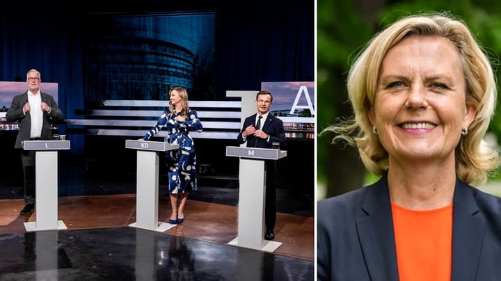 Blott Sverige svenska partiledardebatter har